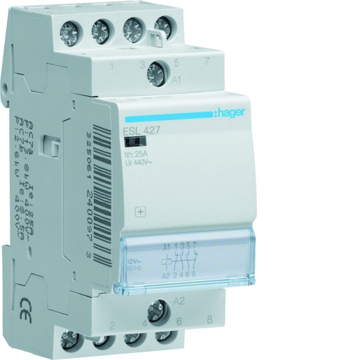 Contactor 25A, 2NA2NF, 12V 2M