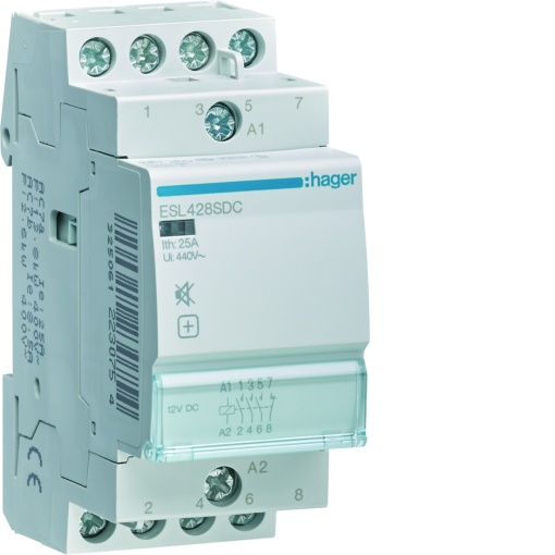 Contactor silencios 25A, 3NA1NF, 12V DC