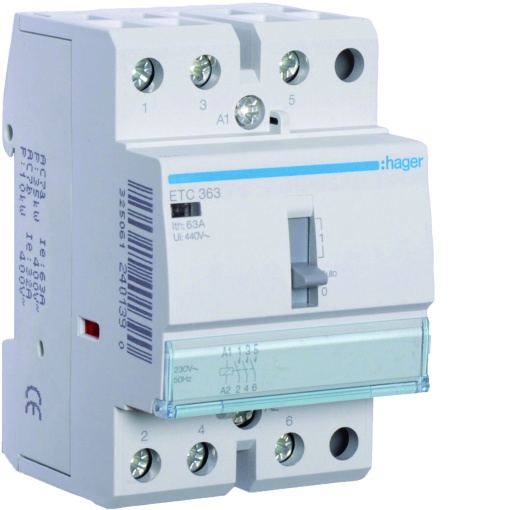 Contactor dianoite 63A, 3NA, 230V 3M