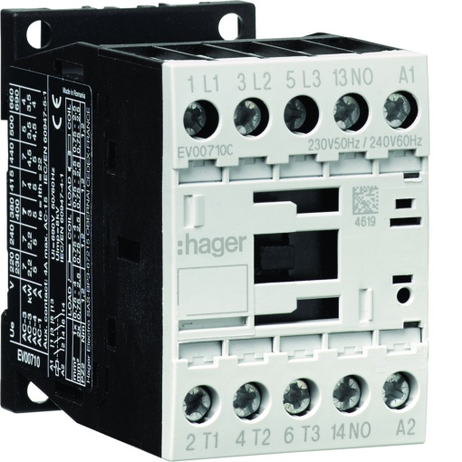 Cont. 3P1 NA 7A 230 V 50Hz240 V 60Hz