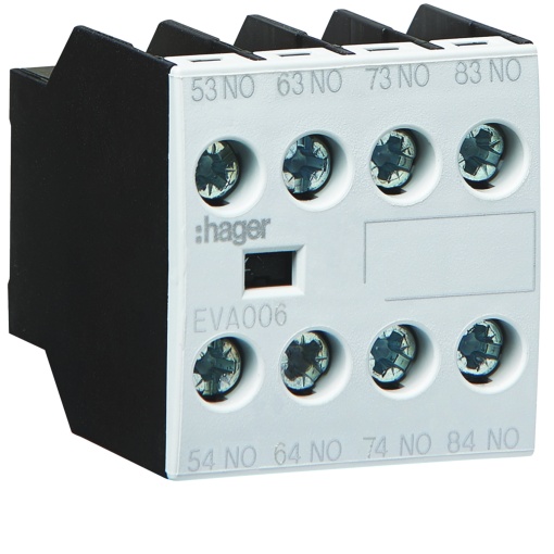 Contacto Aux. ligação frontal 4NA