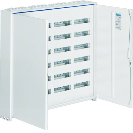 Armário FWB de superfície com porta 6 linhas 4 campos 288 mod. IP44 950x1050x161