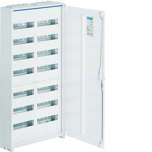 Armário FWB de superfície com porta 7 filas 2 campos 168 mod. IP44 1100x550x161