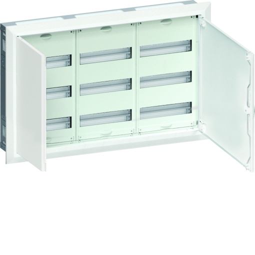 Armário FWU embutido com porta 3 linhas 3 campos 108 módulos 553x853x125