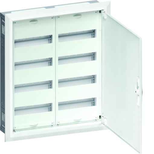 Armário FWU embutido com porta 4 filas 2 campos 96 módulos 703x603x125