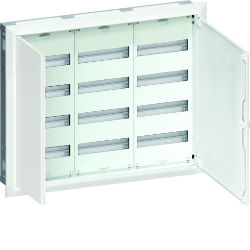 Armário FWU embutido com porta 4 filas 3 campos 144 módulos 703x853x125