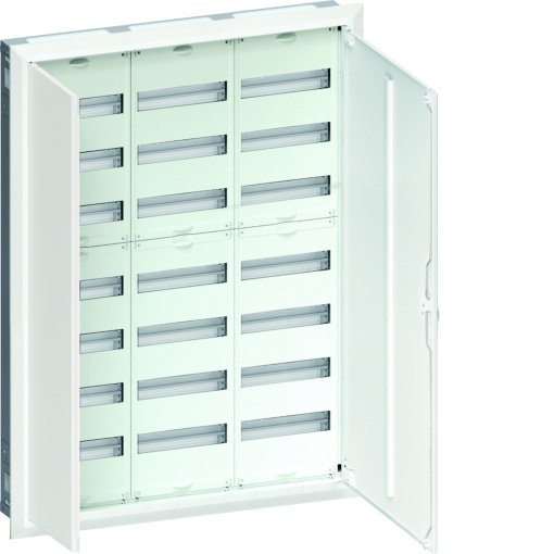 Armário FWU embutido com porta 7 filas 3 campos 252 módulos 1153x853x125