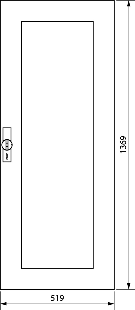 Porta transp. IP44 a.1400 l.550