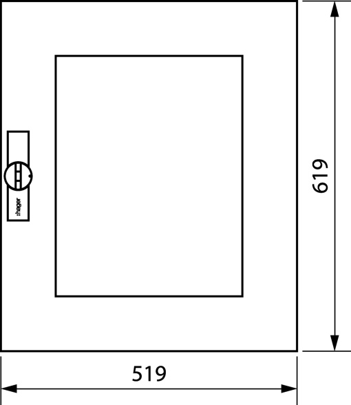 Porta transp. IP44 a.650 l.550
