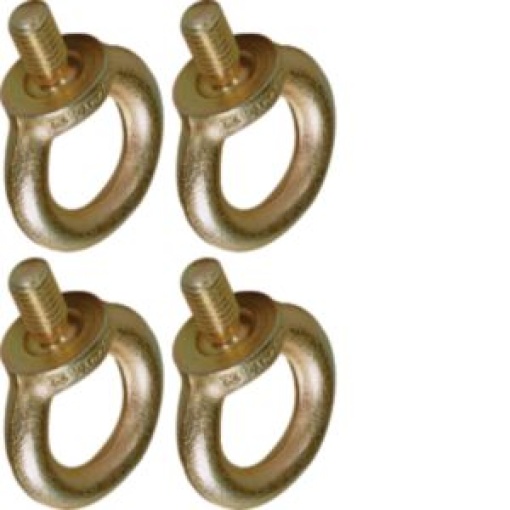 Jogo 4 argolas de elev arm isolados