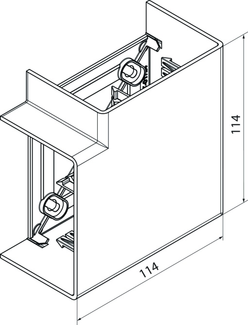 Ângulo plano GT55090, alu