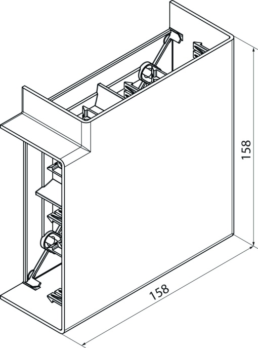 Ângulo plano GT55131, alu