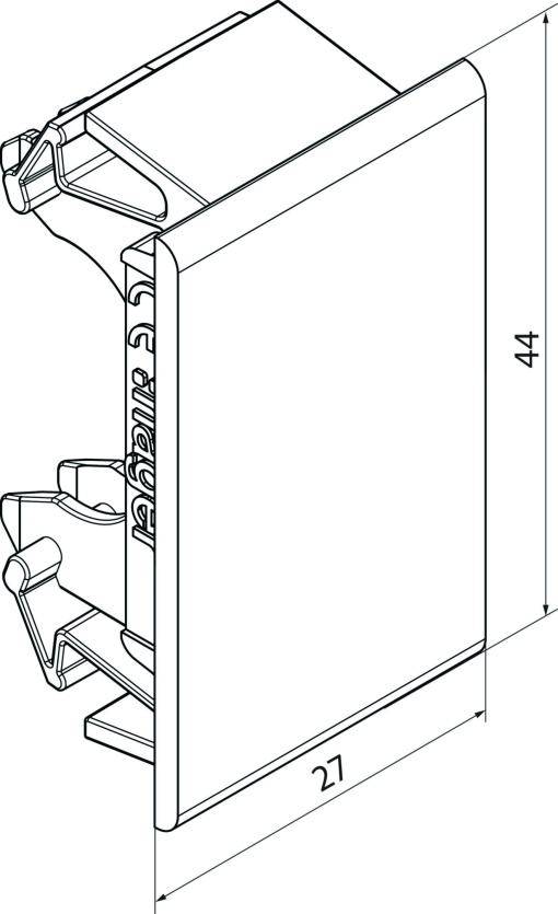 Junta e clip fecho, branco