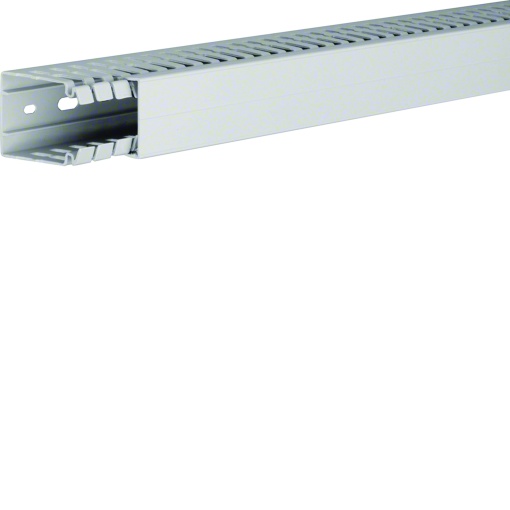 Calha de cablagem em PCABS livre de halogênio para HA7 60x40 mm cinza claro
