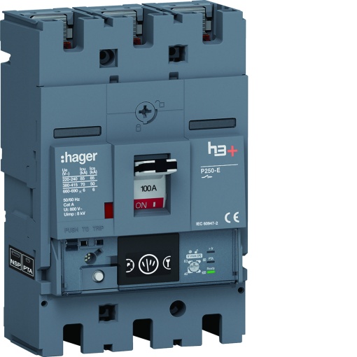Disjuntor P250 Energy 3P-3D 100A 70kA