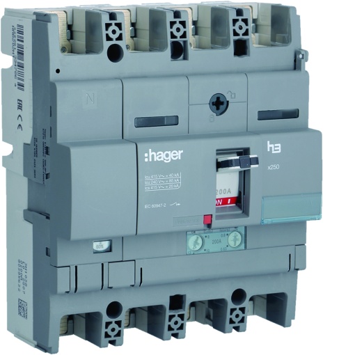 Disjuntor x250 4P3D-3DN2 200A 40kA