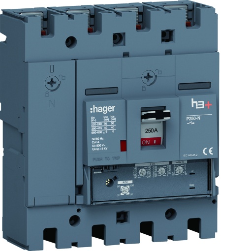 Disjuntor P250 LSnI 4P-4D 250A 40kA