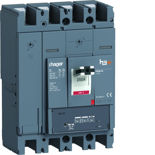 Disjuntor P630 LSnI 4P-4D 250A 40kA