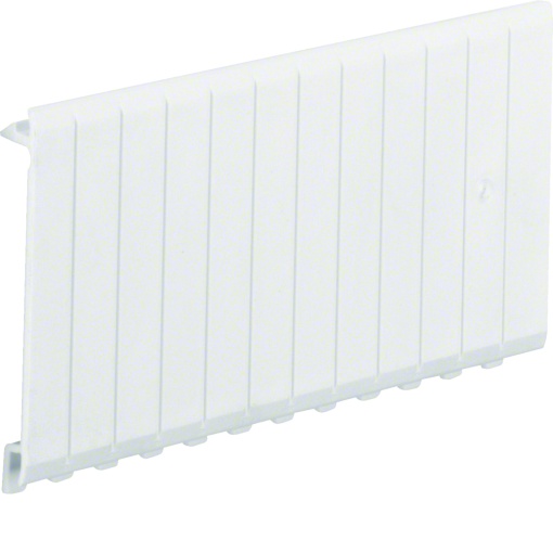 Tampa para 6 módulos, branca RAL9010