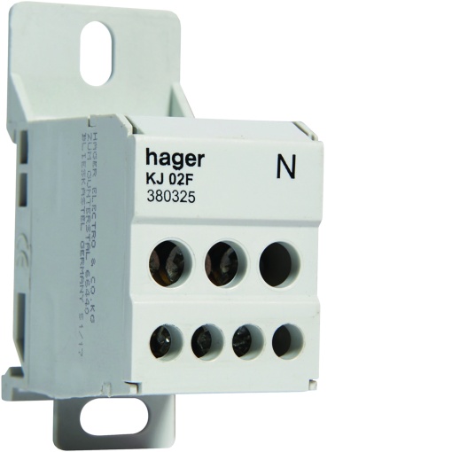 Repartidor 1PN 100A 2x7 ligadores 3 Módulos