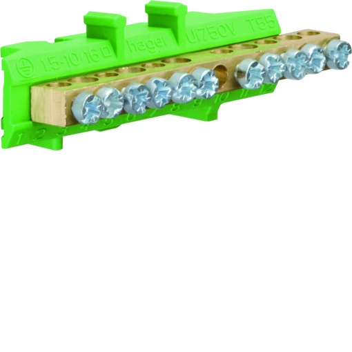 Barr. parafuso terra 5x166x10