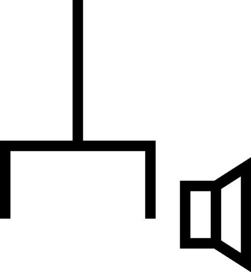 Tomada altifalante, simples, branco