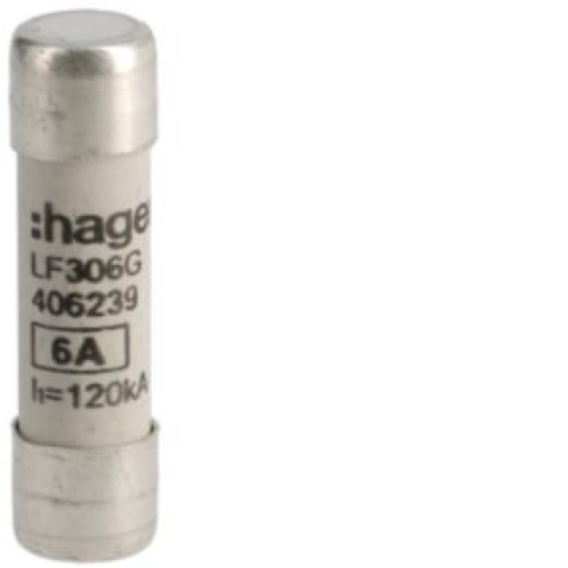 Fusível 10x38 gG 6A 500V