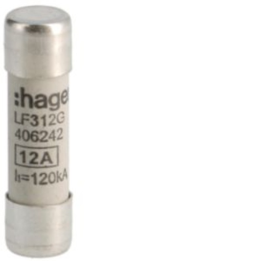 Fusível 10x38 gG 12A 500V