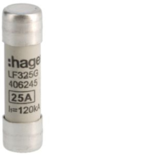 Fusível 10x38 gG 25A 500V