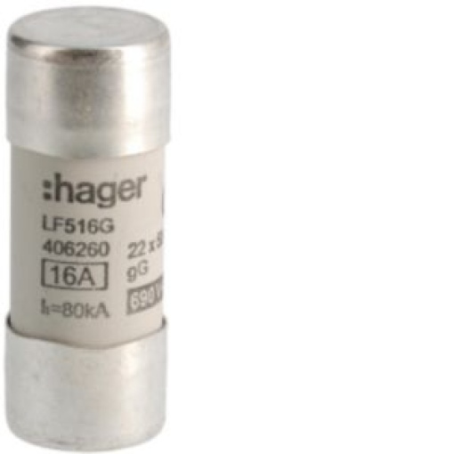 Fusível 22x58 gG 16A 690V