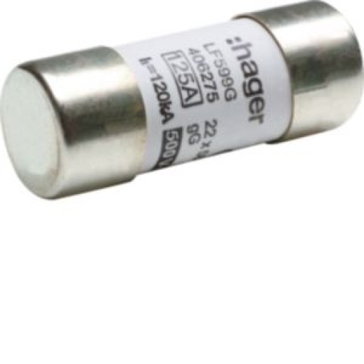 Fusível 22x58 gG 125A 500V