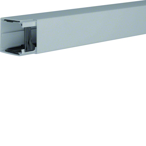 Calha elétrica em PVC LF 60x60 mm cinza pedra