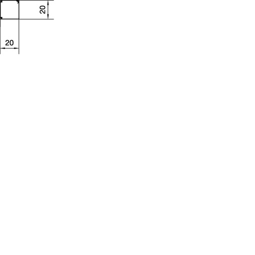 Calha em rolo LFR 20x20