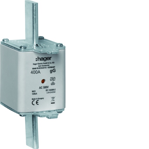 Fusível de facas NH3C gG 400A 500V