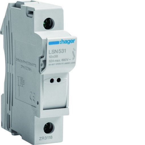 Corta-circuit. 1P 32A 400 V L31 csinal.