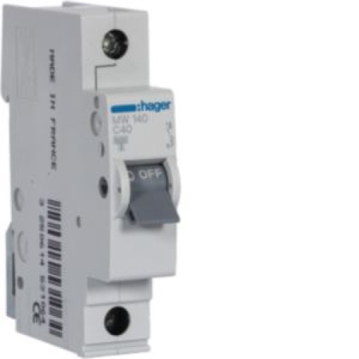 Disjuntor 1P 40A C 3kA 1M