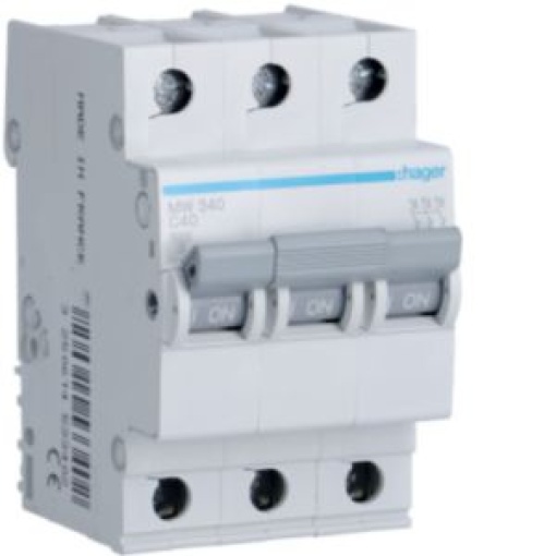 Disjuntor 3P 40A C 3kA 3M