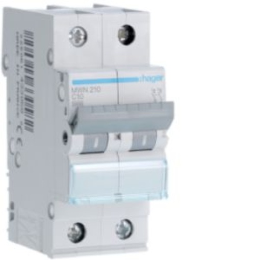 Disjuntor 2P 10A C 3kA 2M