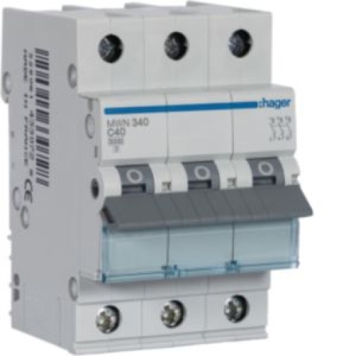Disjuntor 3P 40A C 3kA 3M