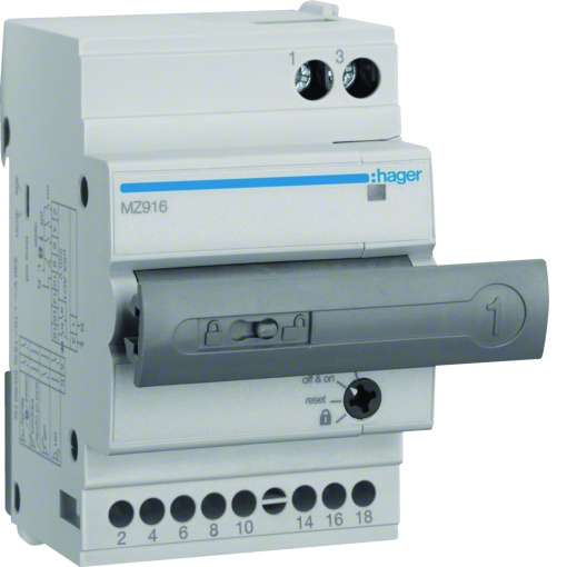 Aux. rearme autom. à distância Int. Dif.