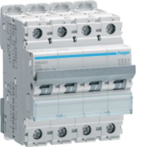 Disjuntor 4P 63A B 1015kA 4M
