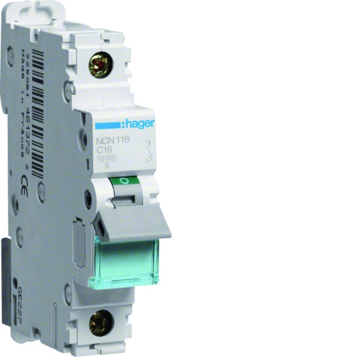 Disjuntor 1P 16A C 1015kA 1M