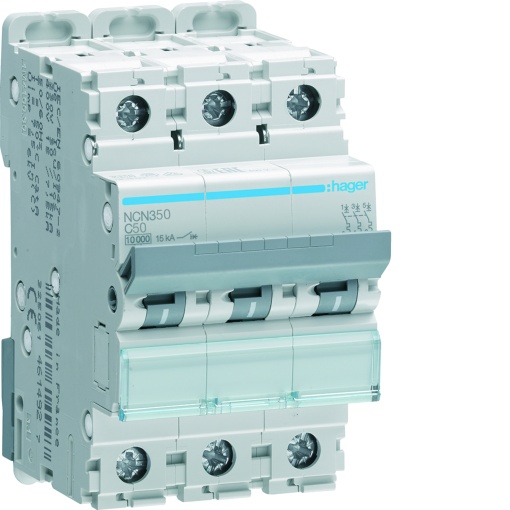 Disjuntor 3P 50A C 1015kA 3M
