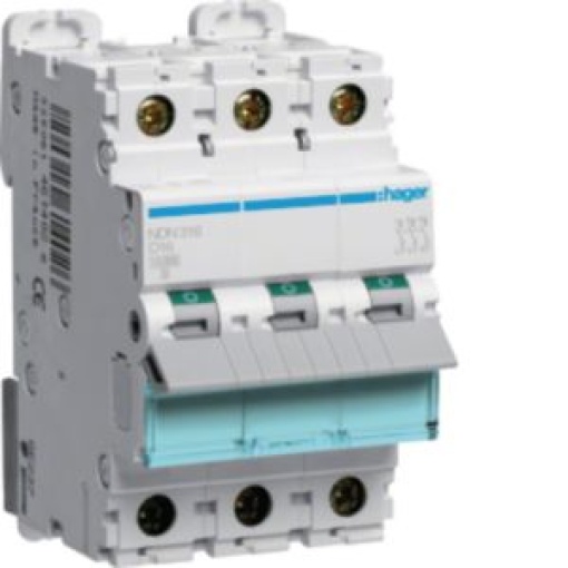 Disjuntor 3P 16A D 1015kA 3M