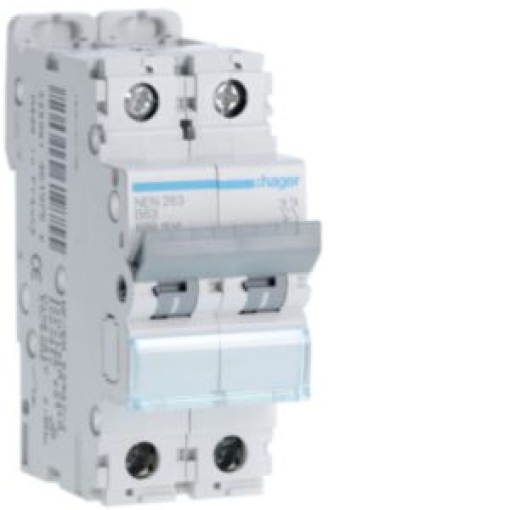 Disjuntor 2P 63A B 610kA 2M