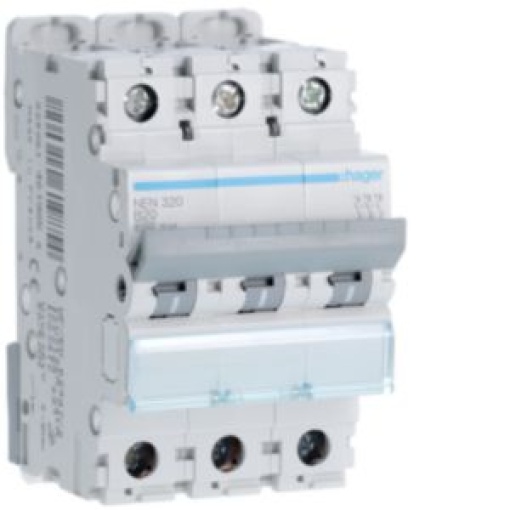 Disjuntor 3P 20A B 610kA 3M