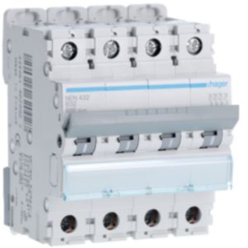 Disjuntor 4P 32A B 610kA 4M