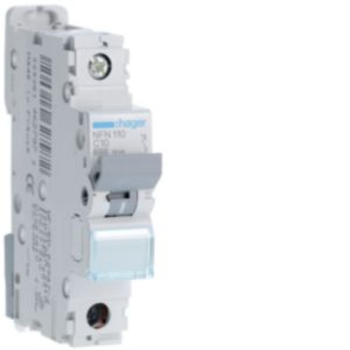 Disjuntor 1P 10A C 610kA 1M