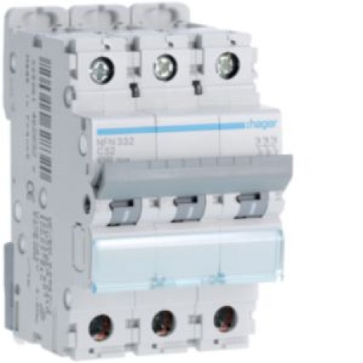 Disjuntor 3P 32A C 610kA 3M