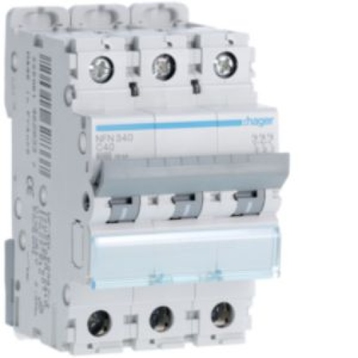 Disjuntor 3P 40A C 610kA 3M